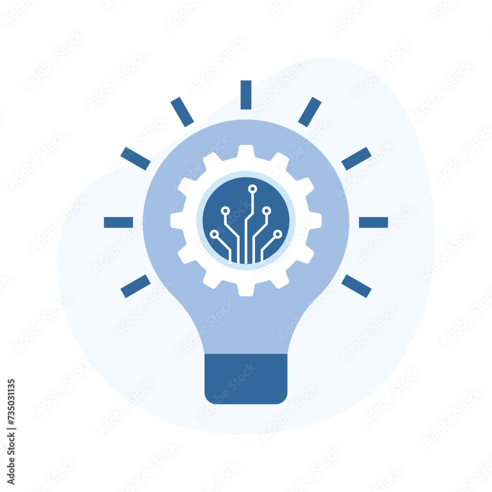 Get your hold on this amazing icon of high tech in flat style Get your hold on this amazing icon of high tech in flat style