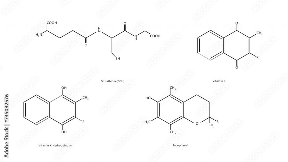 Vidéo Stock Chemistry structure formulas,elements.UI HUD.Medicine