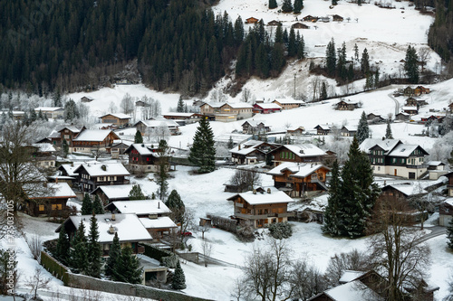 The beautiful Swiss alpine village of Grindelwald
