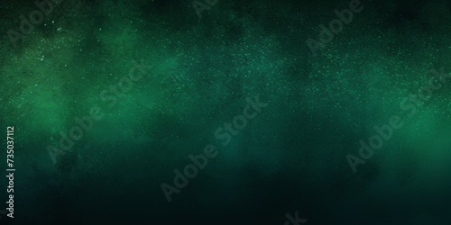 Deep emerald hue gradient textured backdrop with bright spot on dark noise pattern, large banner size.