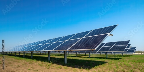 Solar sun electricity panel alternative power technology generator background