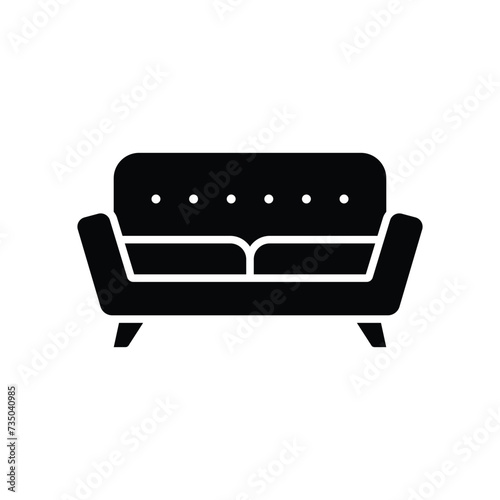 sofa icon vector design template in white background