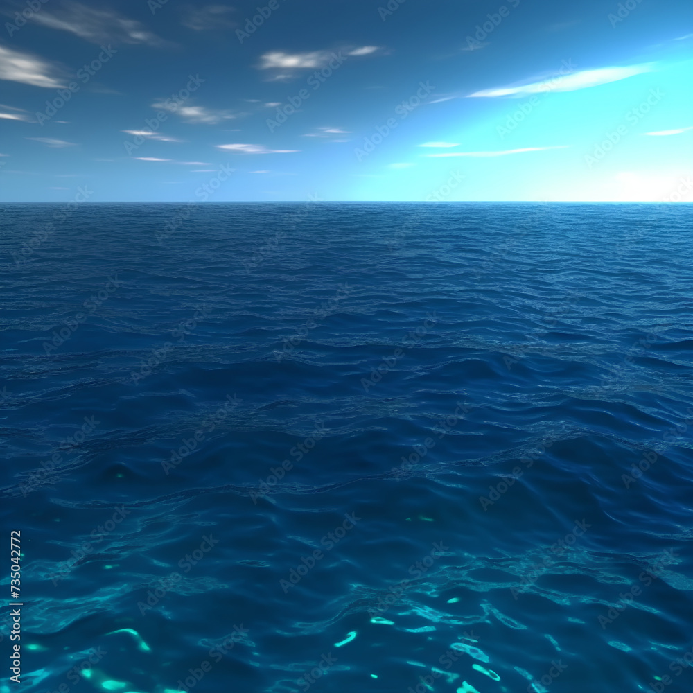 Obraz premium sea and sky made by midjourney
