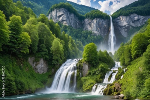 Trusetaler waterfall Nature s grandeur in Germany s wilderness  from lush greenery to thundering cascades  an awe-inspiring spectacle
