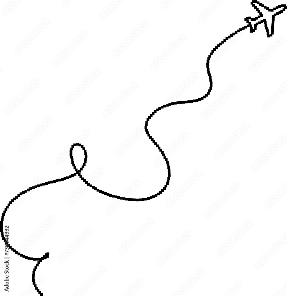 8 bits of airplane routes pixels 8 bits of airplane routes pixels