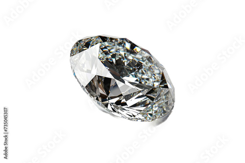 Exquisite Oval Diamond Sparkle on Transparent Background  PNG