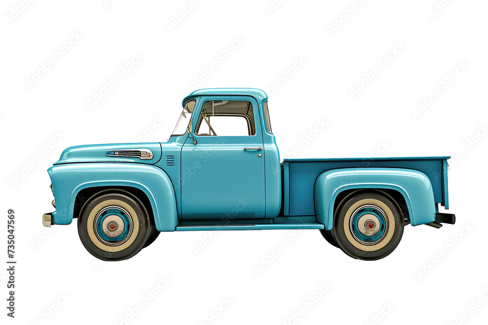 Truck for Hauling on Transparent Background, PNG