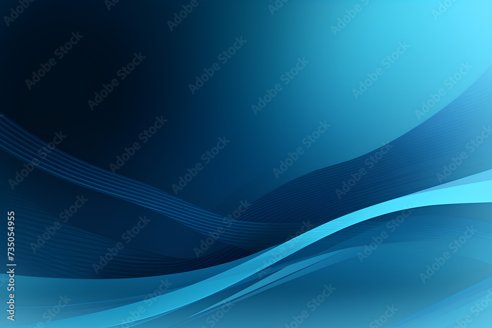 Fototapeta premium abstract blue background made by midjourney