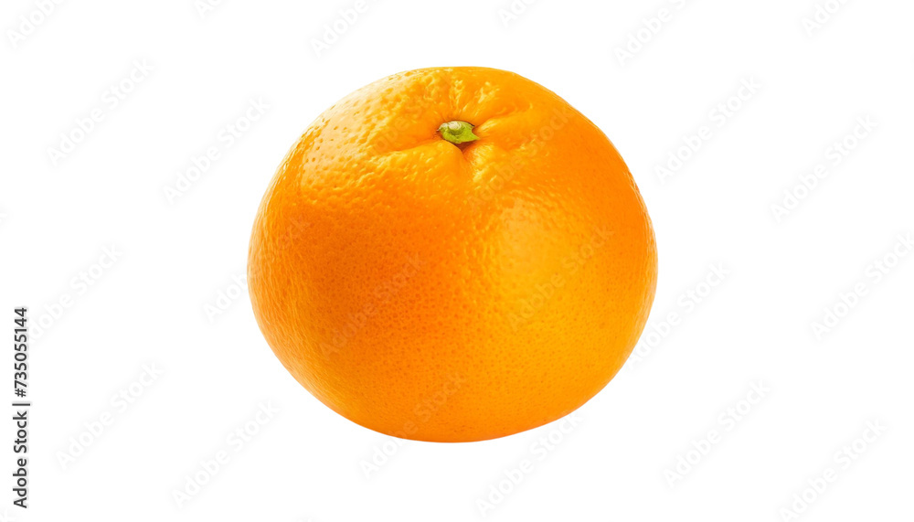 Ripe orange isolated on transparent background. Ripe orange isolated on transparent background.