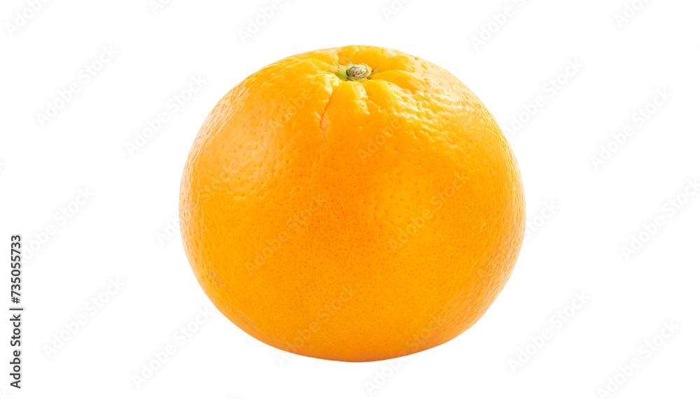 Ripe orange isolated on transparent background. Ripe orange isolated on transparent background.