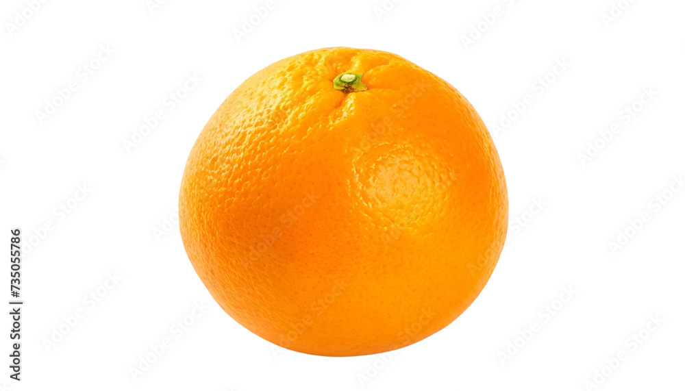 Ripe orange isolated on transparent background. Ripe orange isolated on transparent background.