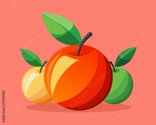 fruit berry crop healthy food vector illustration grain product harvest 