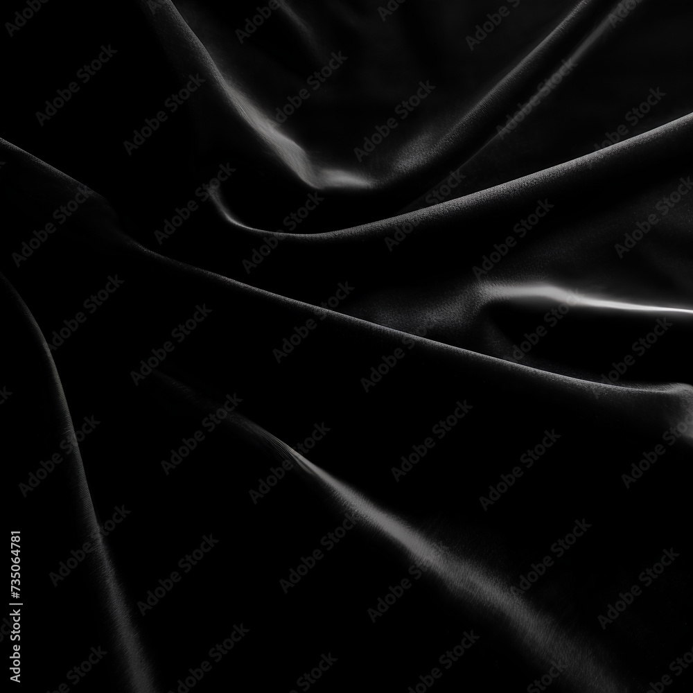 Fototapeta premium black silk background made by midjourney