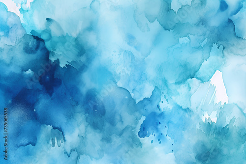 blue watercolor background made by midjourney