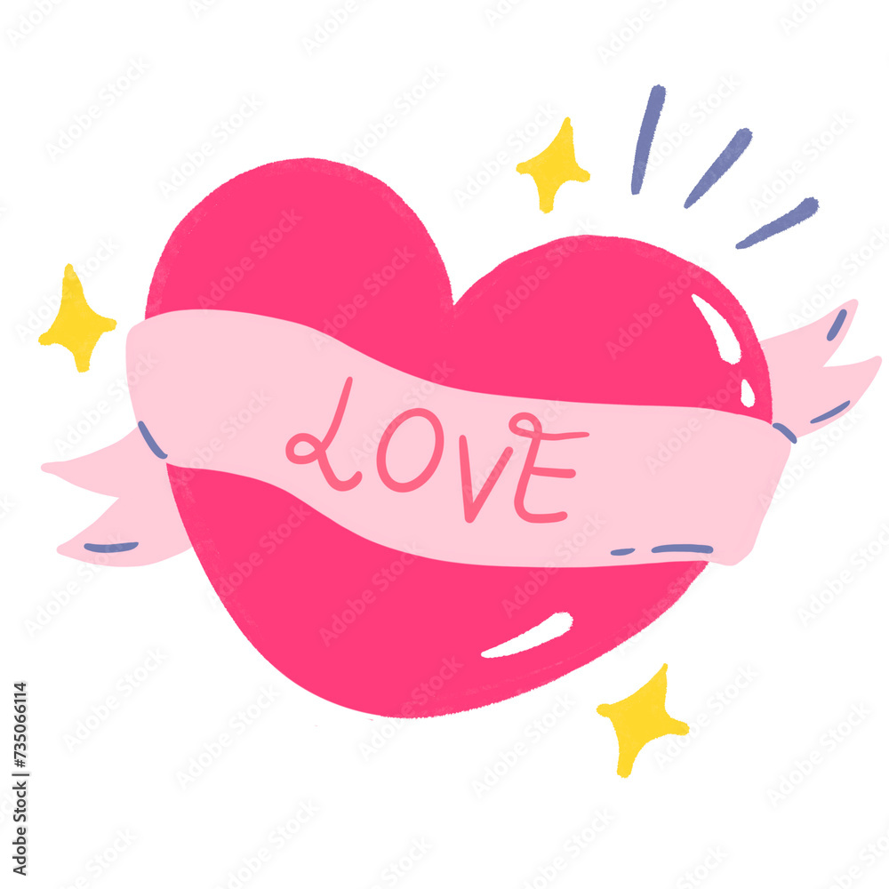 Obraz premium Love Illustration
