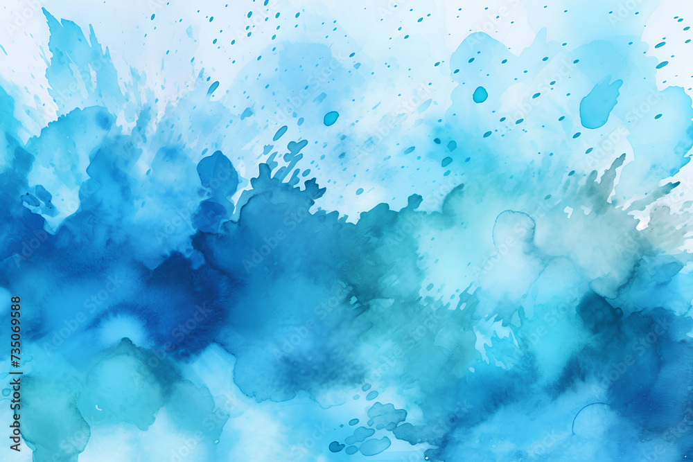 blue watercolor background made in midjourney blue watercolor background made in midjourney