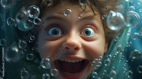 Wide-eyed joy, a burst of laughter bubbling up.