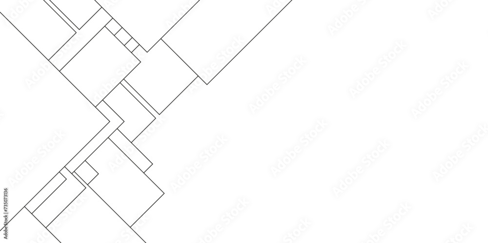 Modern and seamless industrial pattern background white color and geometric lines, Abstract industrial Design random lines black on white background, Paper geometric composition with abstract lines. Modern and seamless industrial pattern background white color and geometric lines, Abstract industrial Design random lines black on white background, Paper geometric composition with abstract lines.