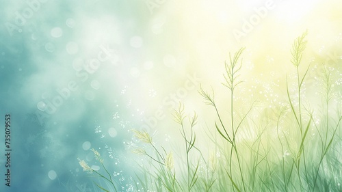 Professional spring and summer background. For presentations and product displays. The place for the text, the inscription