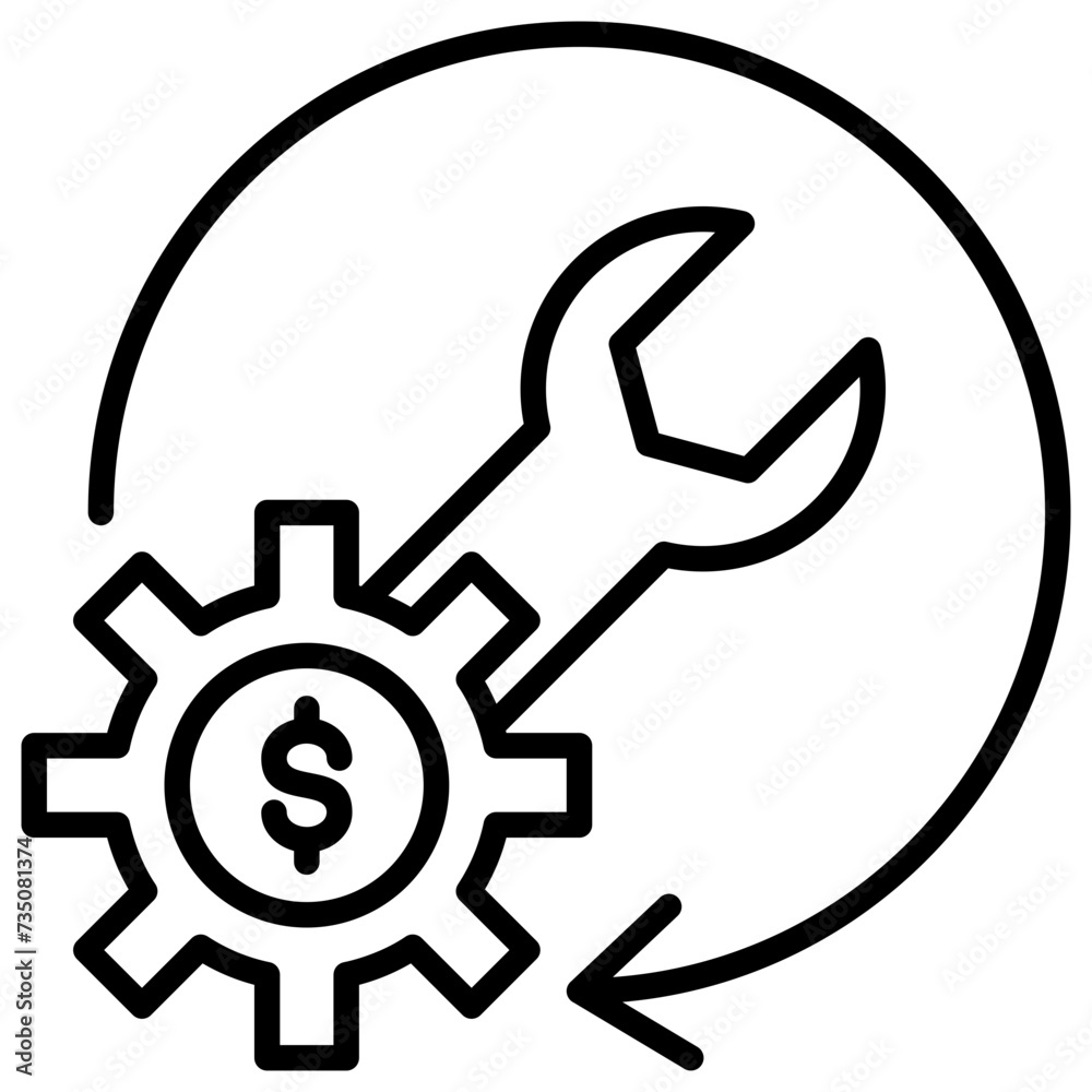 Restructure Outline Icon Restructure Outline Icon