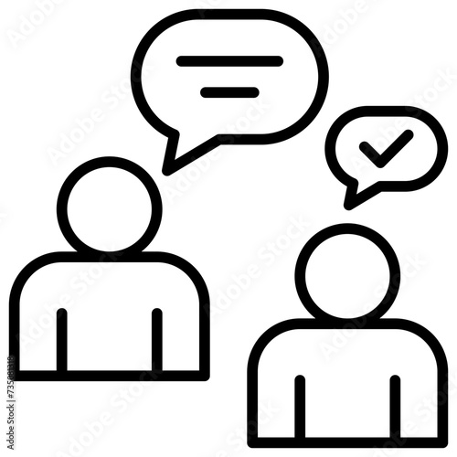 Negotiate Outline Icon