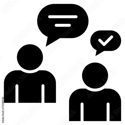 Negotiate Glyph Icon