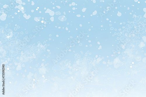 blue christmas background made by midjourney