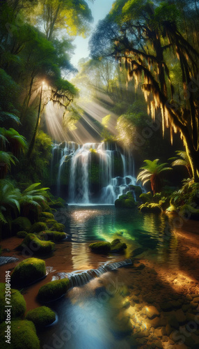 waterfall in the forest