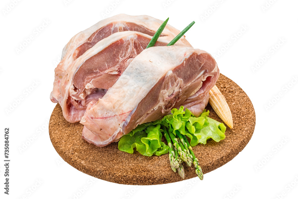 Raw lamb