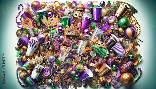 Vibrant Mardi Gras Celebration Collection Overflowing with Festive Spirit