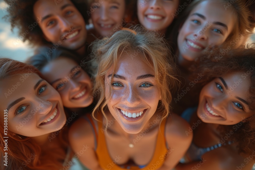 A group of business people laugh in a circle, multicultural businessmen smile in a circle, business teams stand in a circle, people cheer A group of business people laugh in a circle, multicultural businessmen smile in a circle, business teams stand in a circle, people cheer