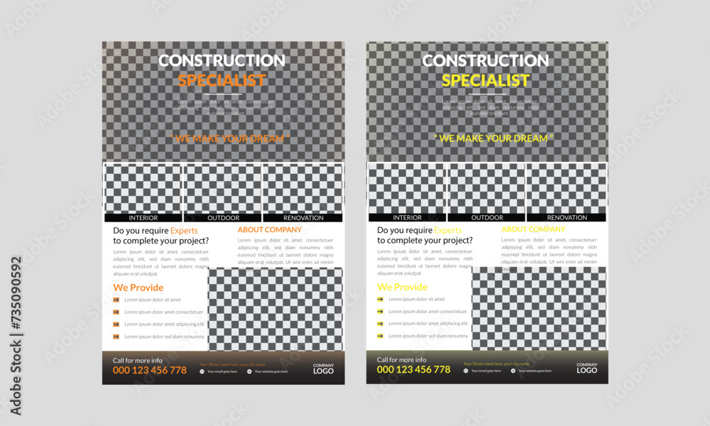 real estate house property construction flyer poster template real estate house property construction flyer poster template