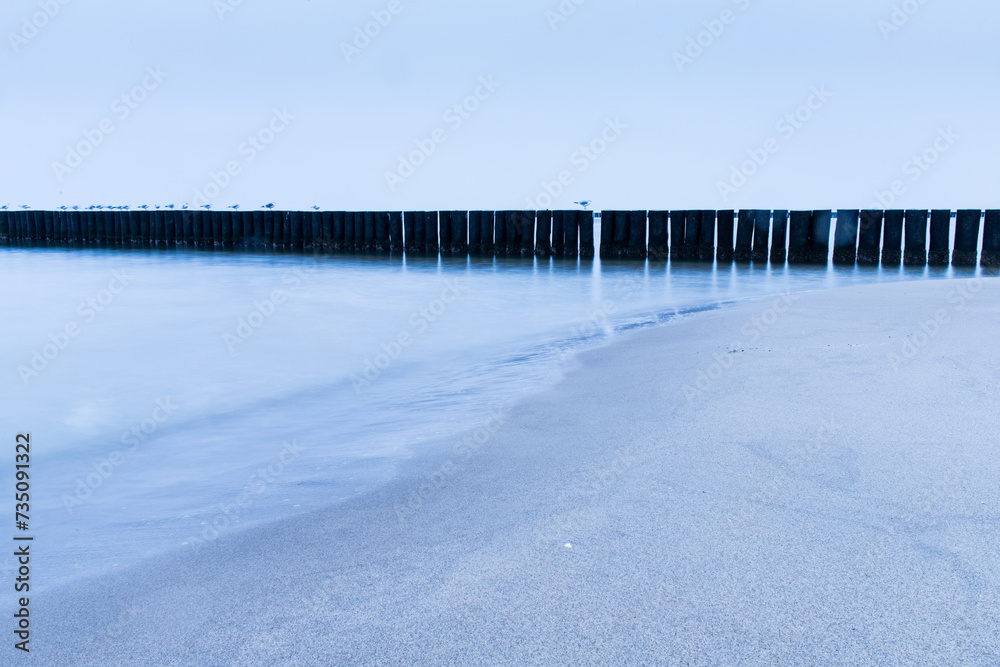 Baltic Sea in winter.
