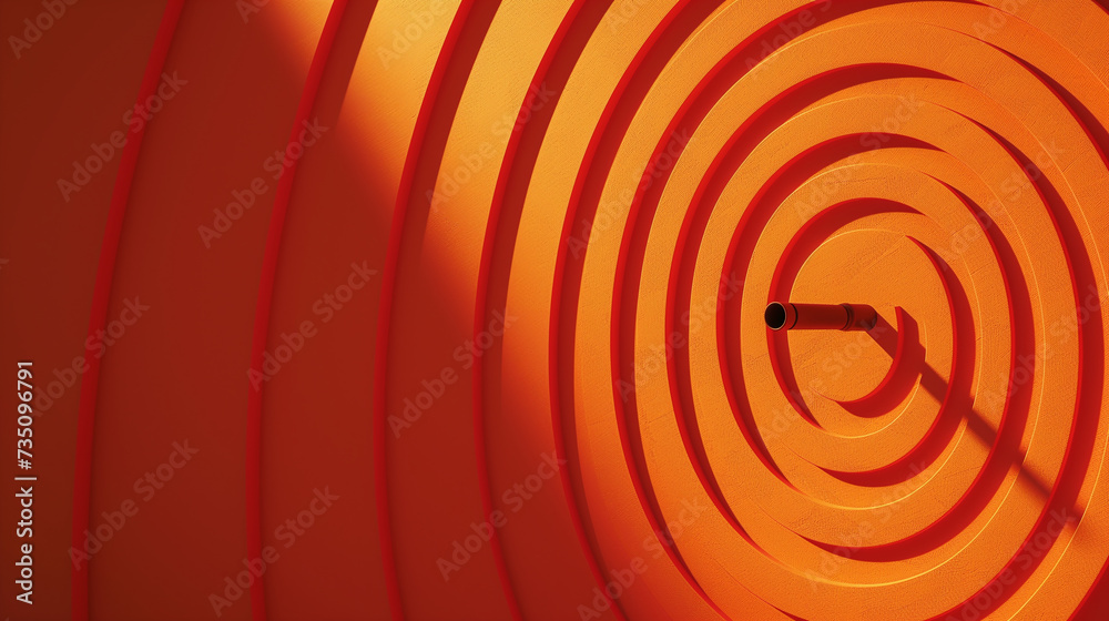 Obraz premium Orange Business Target