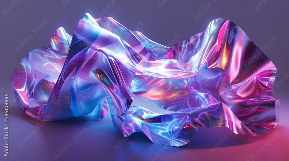 Sculptural hologram rendered in 3D capturing an abstract universe never seen before filled with vibrant hues and unexplored shapes Sculptural hologram rendered in 3D capturing an abstract universe never seen before filled with vibrant hues and unexplored shapes
