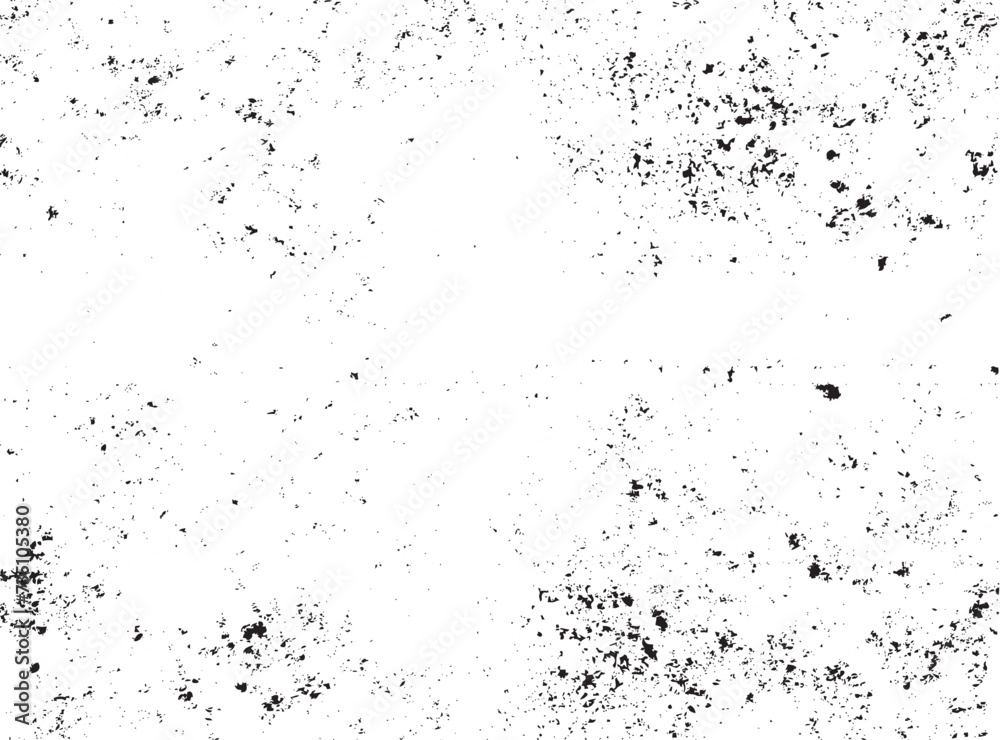 Black on white monochrome irregular, open texture, spray pattern, ageing effect noise