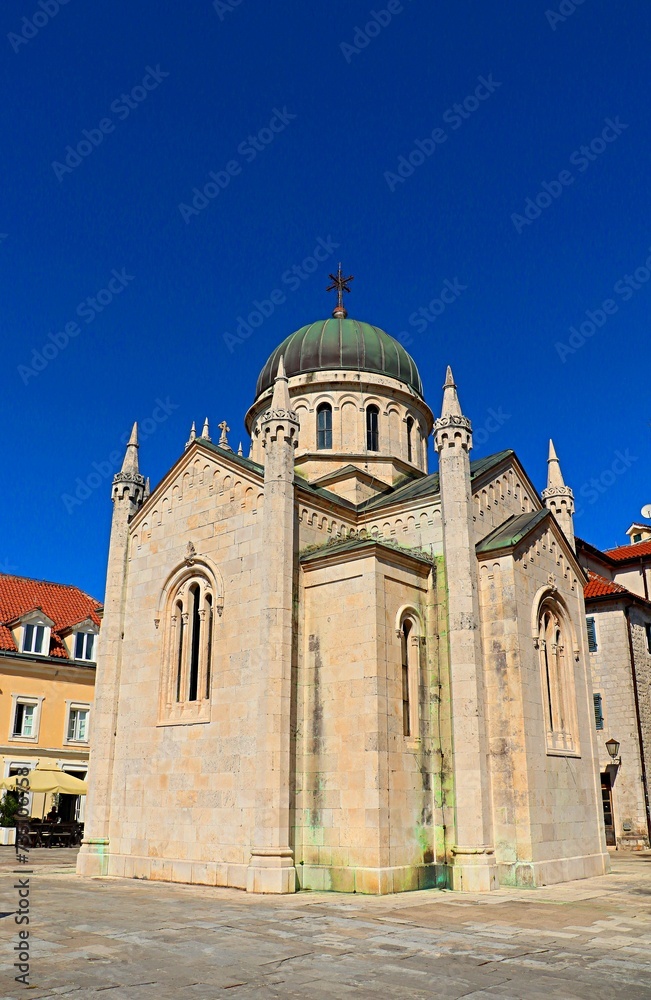 Obraz premium Orthodox Church in Herceg Novi, Montenegro