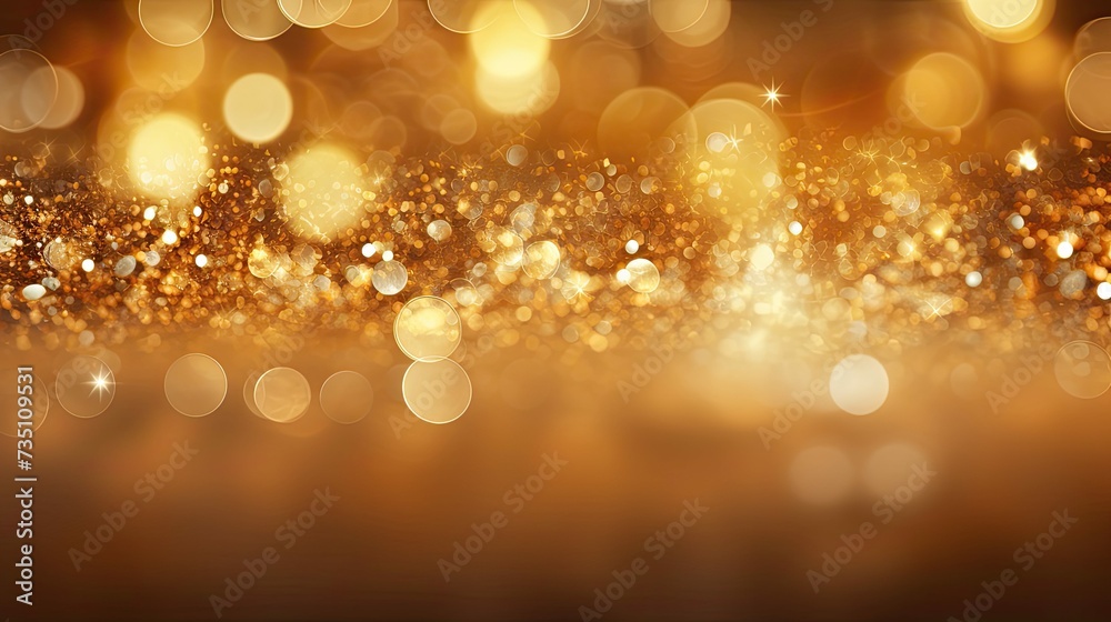 party holiday gold background