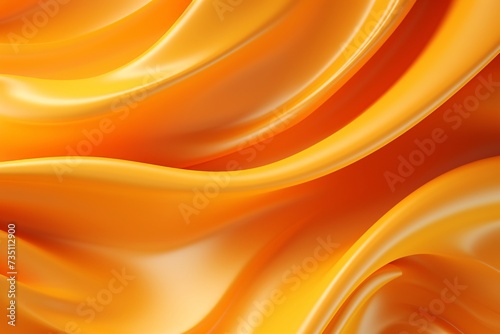 a yellow and orange wavy fabric