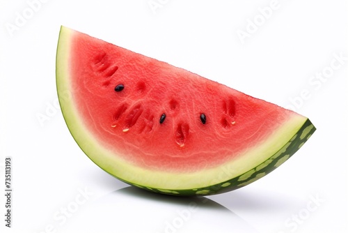 Delicious whole and half watermelon on a gray background