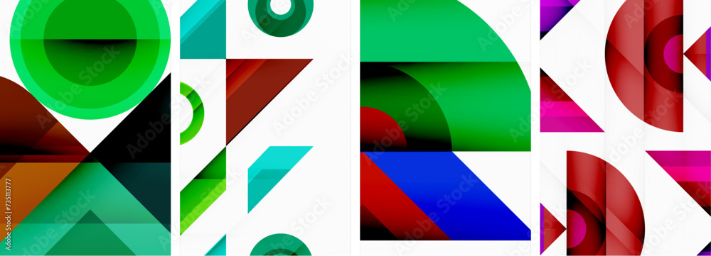 Triangle poster abstract background set for wallpaper, business card, cover, poster, banner, brochure, header, website Triangle poster abstract background set for wallpaper, business card, cover, poster, banner, brochure, header, website