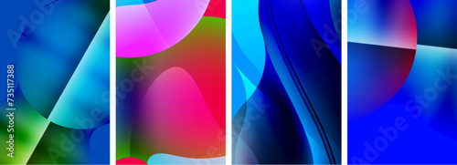 Abstract colors. Abstract backgrounds for wallpaper, business card, cover, poster, banner, brochure, header, website