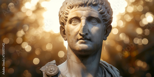 Roman emperor of 1st century CE, Nerva, Marcus Cocceius Nerva, Nerva Caesar Augustus. (96–98 CE) photo