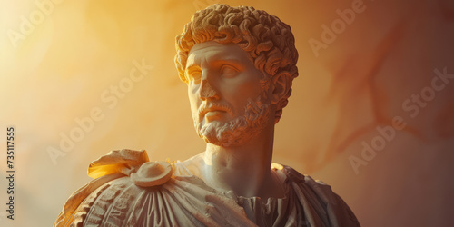 Roman emperor of 1st century CE, Nero, Ahenobarbus, Lucius Domitius, Lucius Domitius Ahenobarbus, Nero Claudius Caesar Augustus Germanicus, Nero Claudius Caesar Drusus Germanicu. (54–68 CE) photo