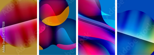 Abstract colors. Abstract backgrounds for wallpaper, business card, cover, poster, banner, brochure, header, website