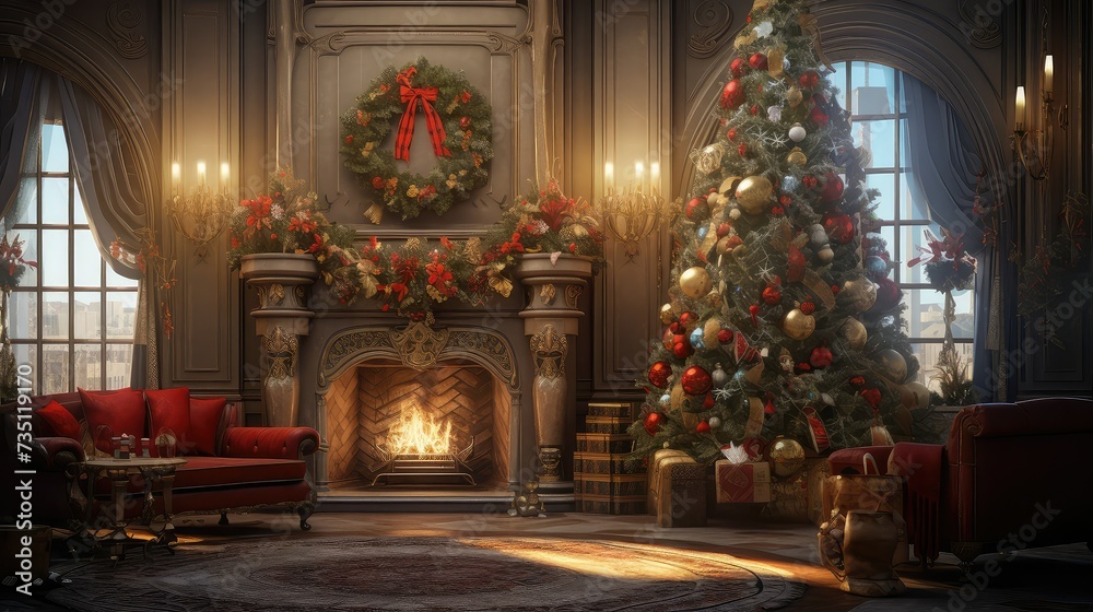 decorative holiday interior decorative holiday interior