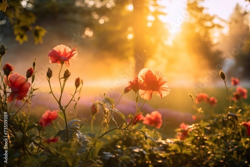 The magic of the morning sun, vertical photo © Ирина Курмаева