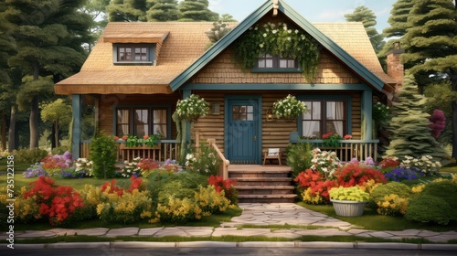 charming cozy house exterior © PikePicture