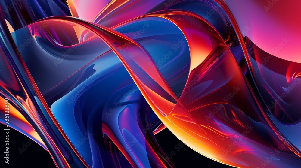Close-up of Abstract Design on Black Background Close-up of Abstract Design on Black Background
