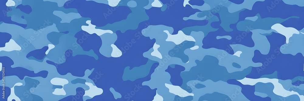 Camouflage seamless pattern background banner. Blue military camouflage backdrop banner. Camouflage seamless pattern background banner. Blue military camouflage backdrop banner.